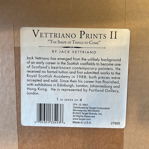 Set of 2 Framed Vettriano Prints II - Picture 8 of 9